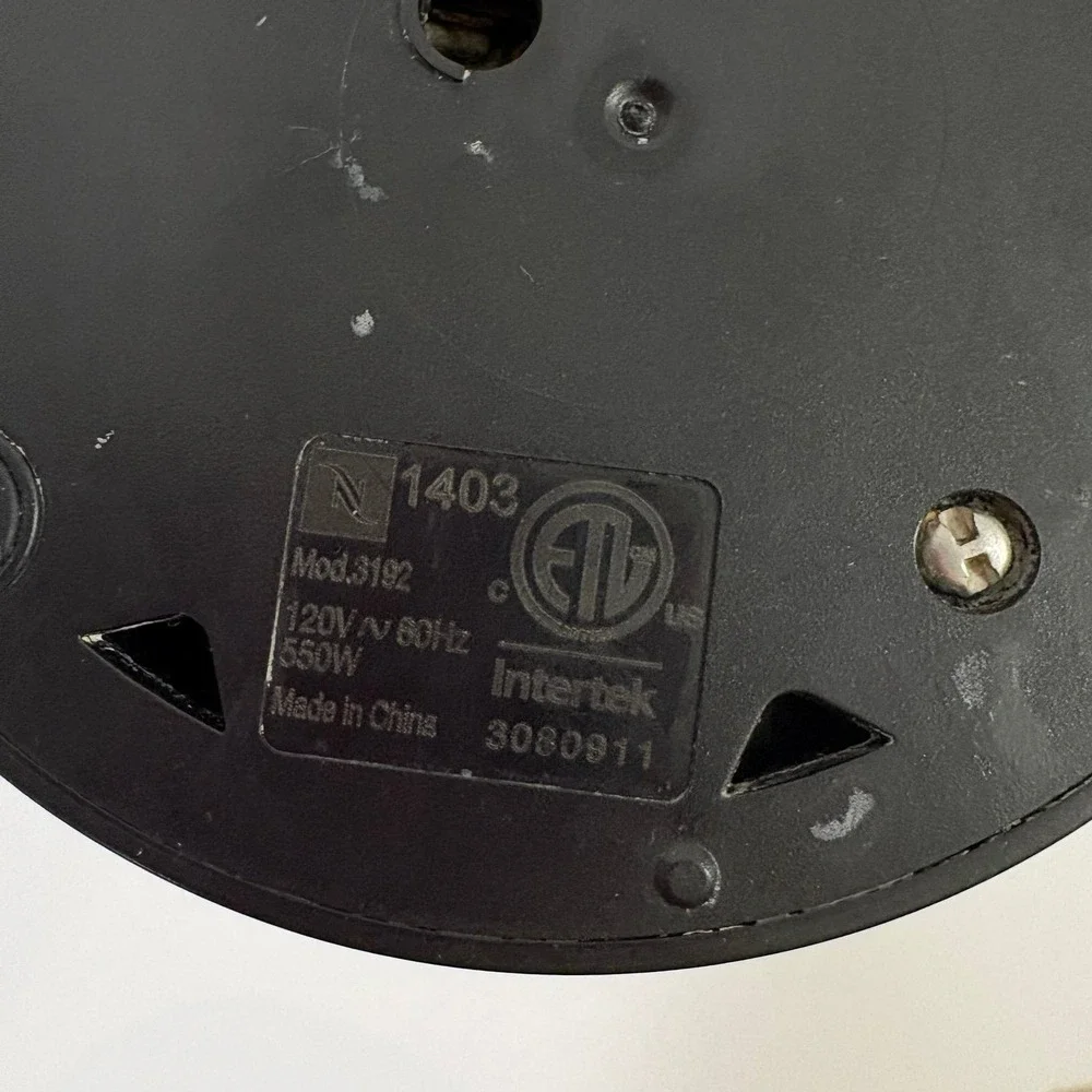 Nespresso Aeroccino Plus Automatic Electric Milk Frother Model 3192